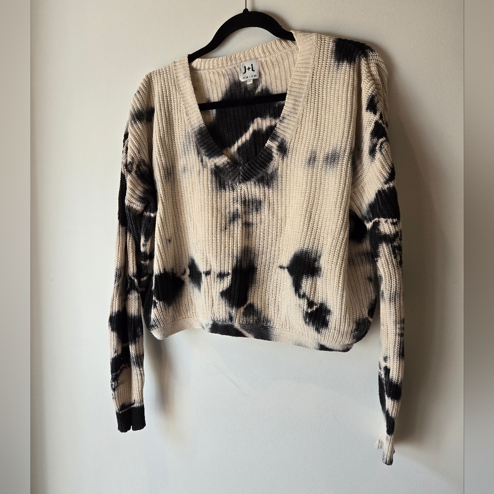 John + Jenn Cotton Tie Dye Sweater Size Small